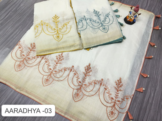Aaradhya-03 Kalpveli Spun Cotton Sarees