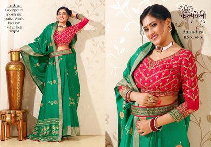 Aradhya-9 Kalpveli Georgette Sarees