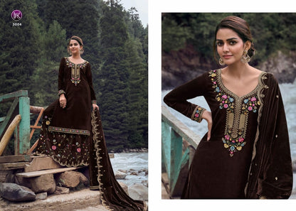 Archana Vol 3 Kala Fashion Velvet Suits