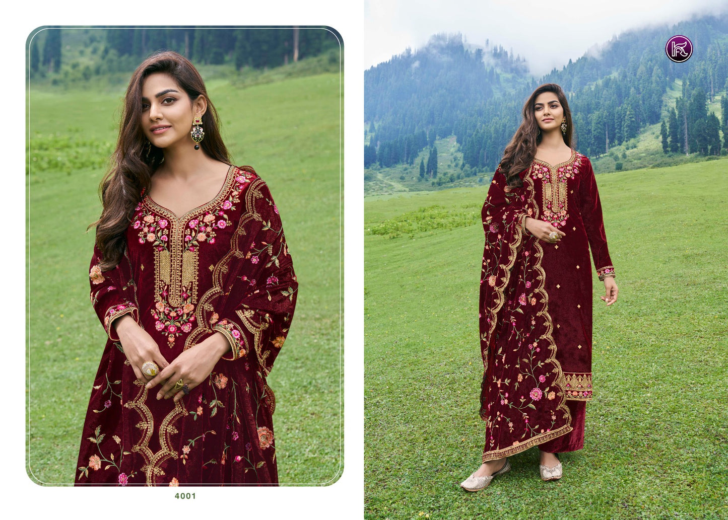 Archana Vol 4 Kala Fashion Velvet Suits