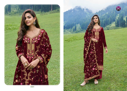Archana Vol 4 Kala Fashion Velvet Suits