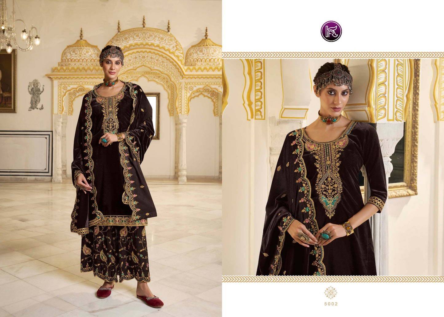 Archana Vol 5 Kala Fashion Velvet Suits