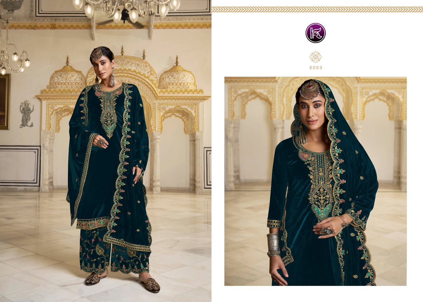 Archana Vol 5 Kala Fashion Velvet Suits