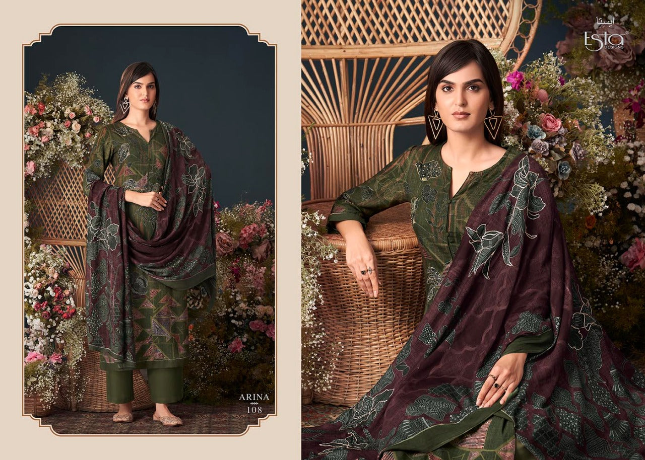 Arina Esta Sahiba Pashmina Suits