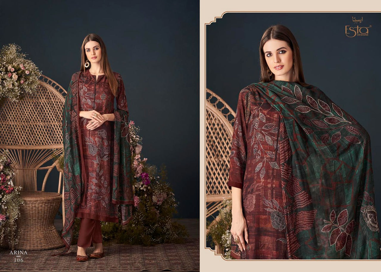 Arina Esta Sahiba Pashmina Suits