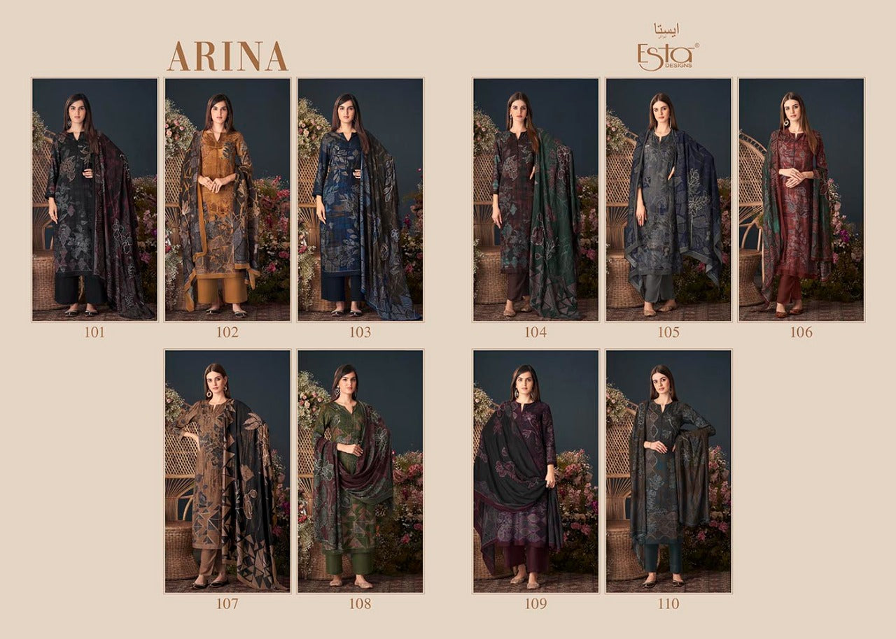 Arina Esta Sahiba Pashmina Suits