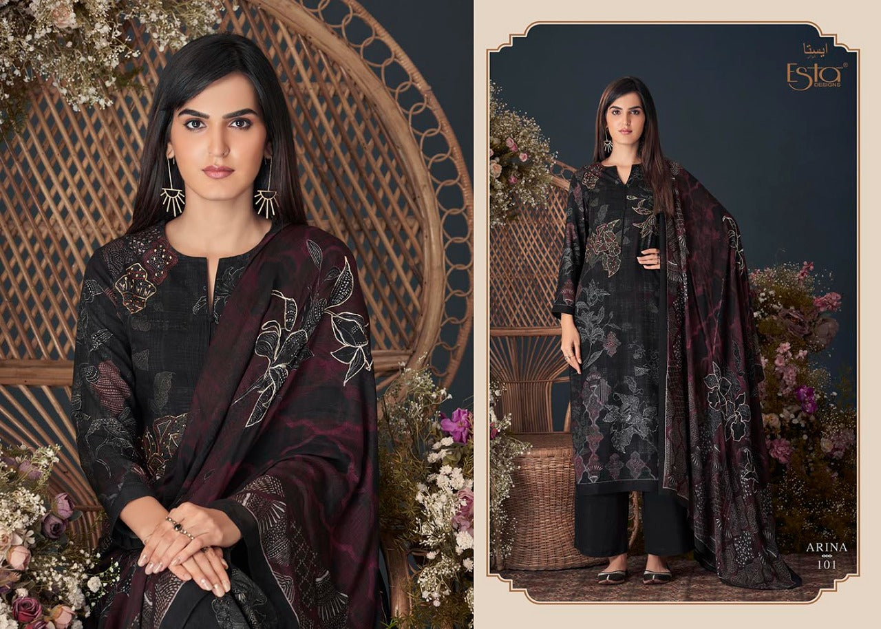 Arina Esta Sahiba Pashmina Suits