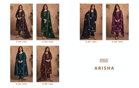 Arisha Amirah Organza Pant Style Suits