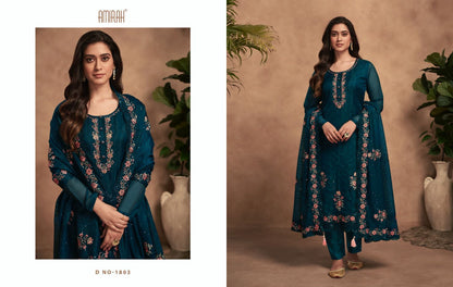 Arisha Amirah Organza Pant Style Suits