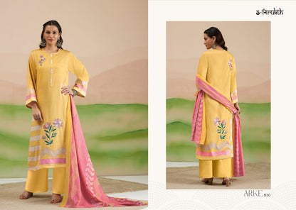 Arke S Nirukth Cotton Satin Plazzo Style Suits