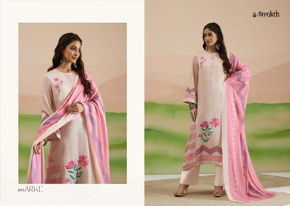 Arke S Nirukth Cotton Satin Plazzo Style Suits