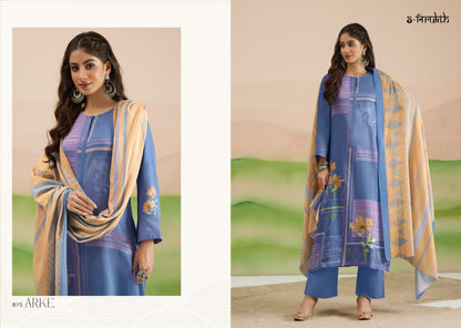 Arke S Nirukth Cotton Satin Plazzo Style Suits