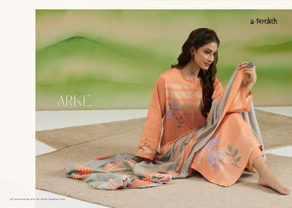 Arke S Nirukth Cotton Satin Plazzo Style Suits