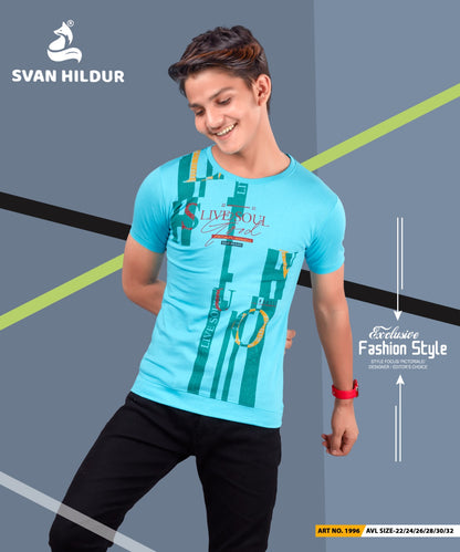 Art No 1996 Svan Hildur Lycra Boys Tshirt