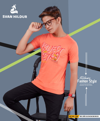 Art No 1996 Svan Hildur Lycra Boys Tshirt