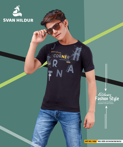 Art No 1996 Svan Hildur Lycra Boys Tshirt