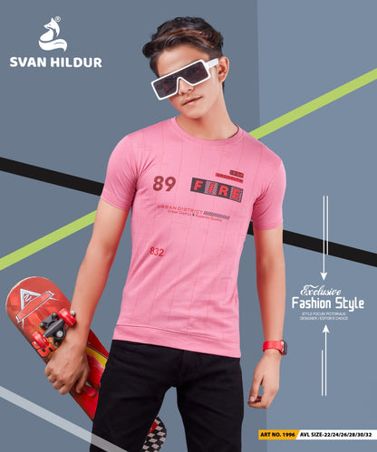 Art No 1996 Svan Hildur Lycra Boys Tshirt