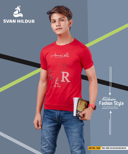 Art No 1996 Svan Hildur Lycra Boys Tshirt