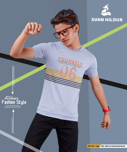 Art No 1996 Svan Hildur Lycra Boys Tshirt