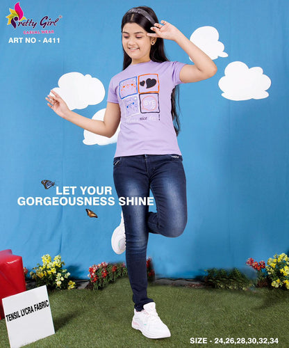 Art No A411 Pretty Girls Top