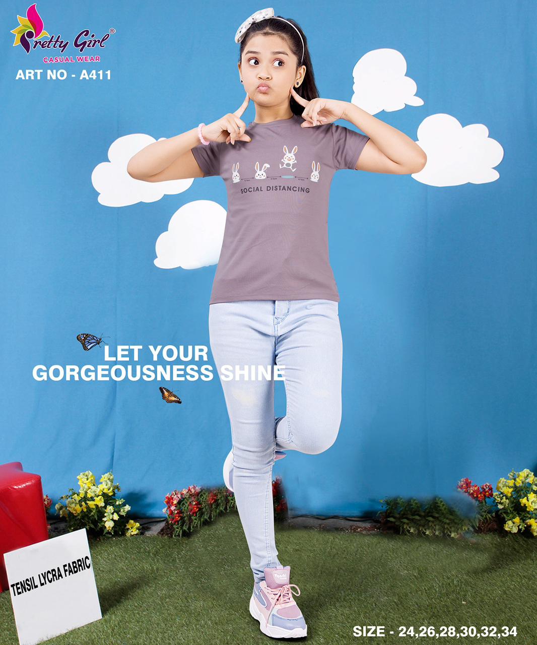 Art No A411 Pretty Girls Top