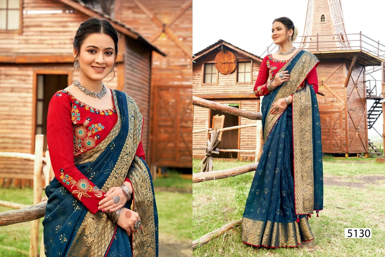 Aruna Vol 2 5D Designer Cotton Silk Sarees
