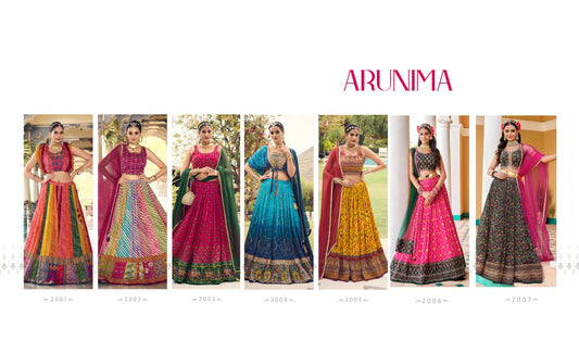 Arunima Virasat Chinon Readymade Lehenga Choli