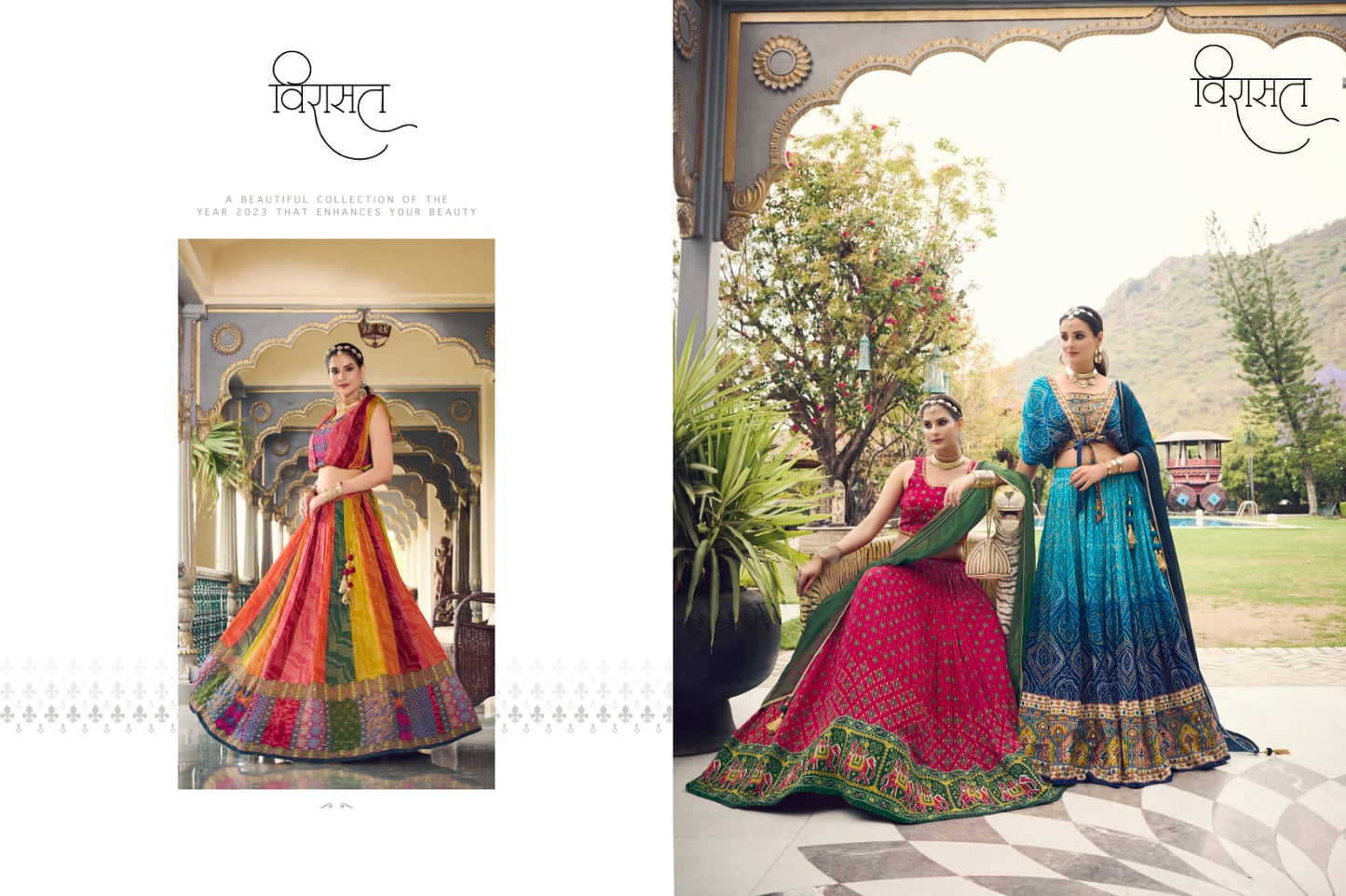 Arunima Virasat Chinon Readymade Lehenga Choli