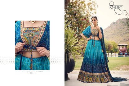 Arunima Virasat Chinon Readymade Lehenga Choli