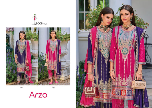 Arzo Eba Lifestyle Premium Silk Pakistani Readymade Suits