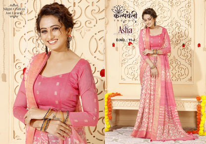 Asha 11 Kalpveli Chiffon Sarees