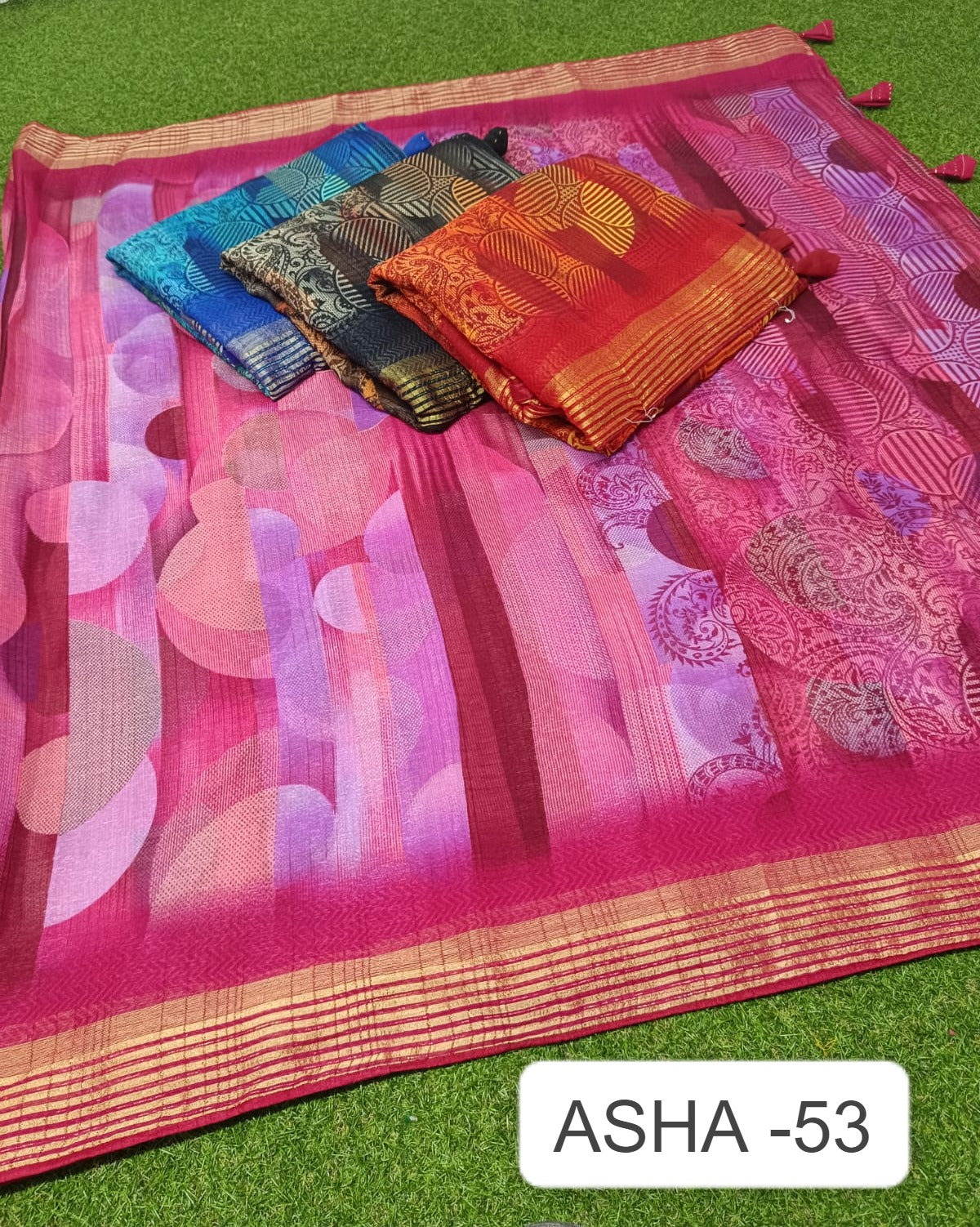 Asha 53 Kalpveli Chiffon Sarees