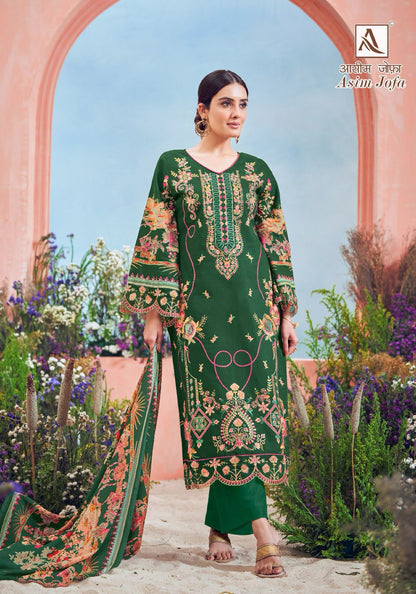 Asim Jofa Alok Cambric Cotton Karachi Salwar Suits