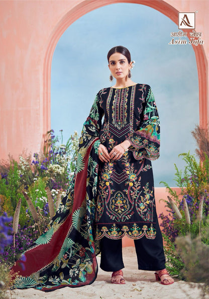 Asim Jofa Alok Cambric Cotton Karachi Salwar Suits