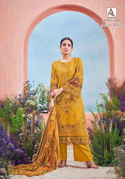 Asim Jofa Alok Cambric Cotton Karachi Salwar Suits