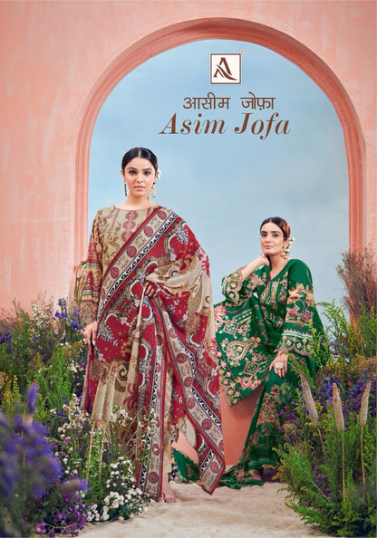 Asim Jofa Alok Cambric Cotton Karachi Salwar Suits
