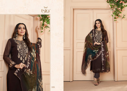 Auram Esta Sahiba Organza Pant Style Suits