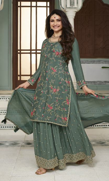 Avanti-Kuleesh Vinay Fashion Llp Chinon Sharara Style Suits