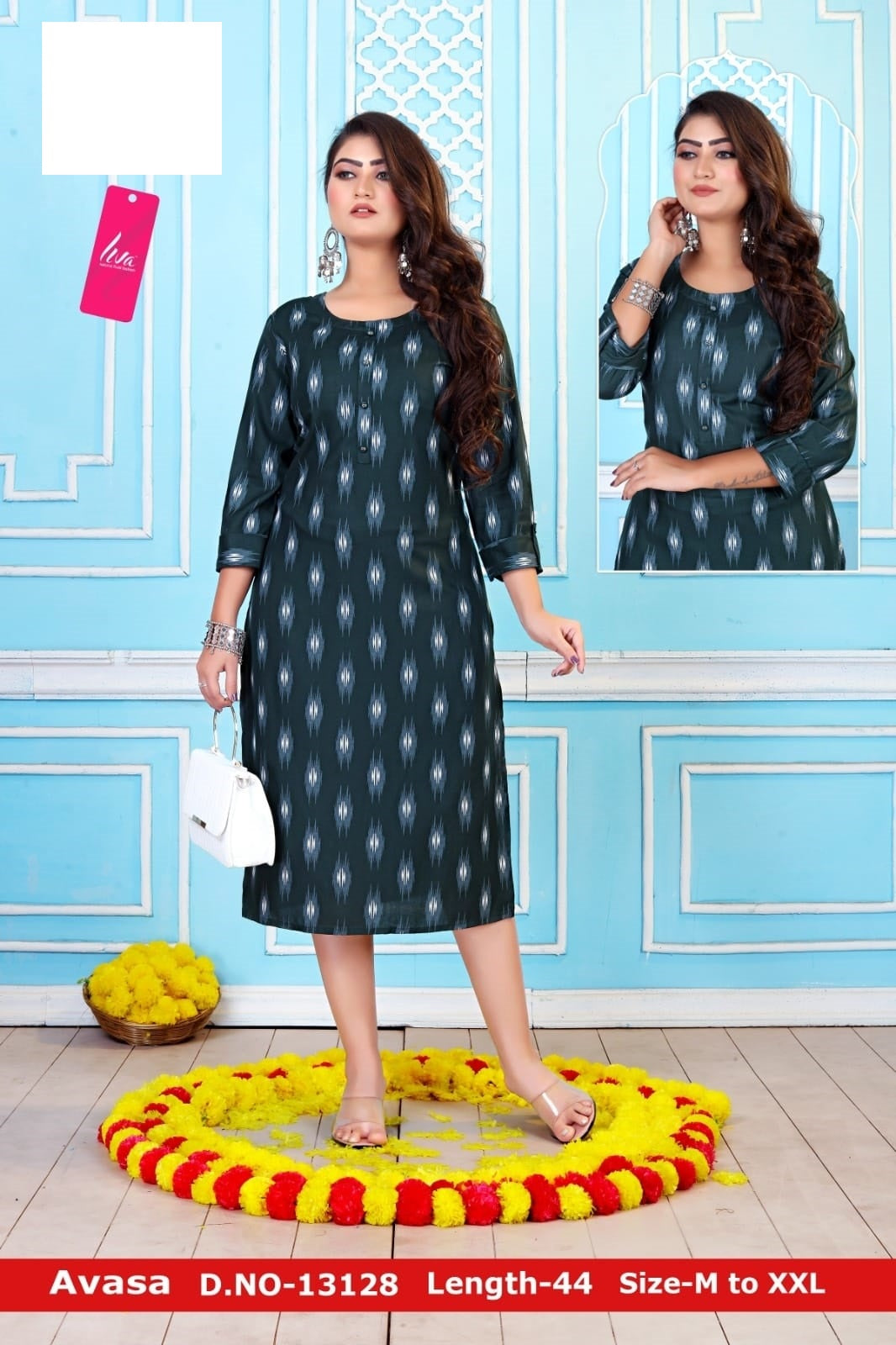 Avasa-A Zoya Rayon Knee Length Kurtis