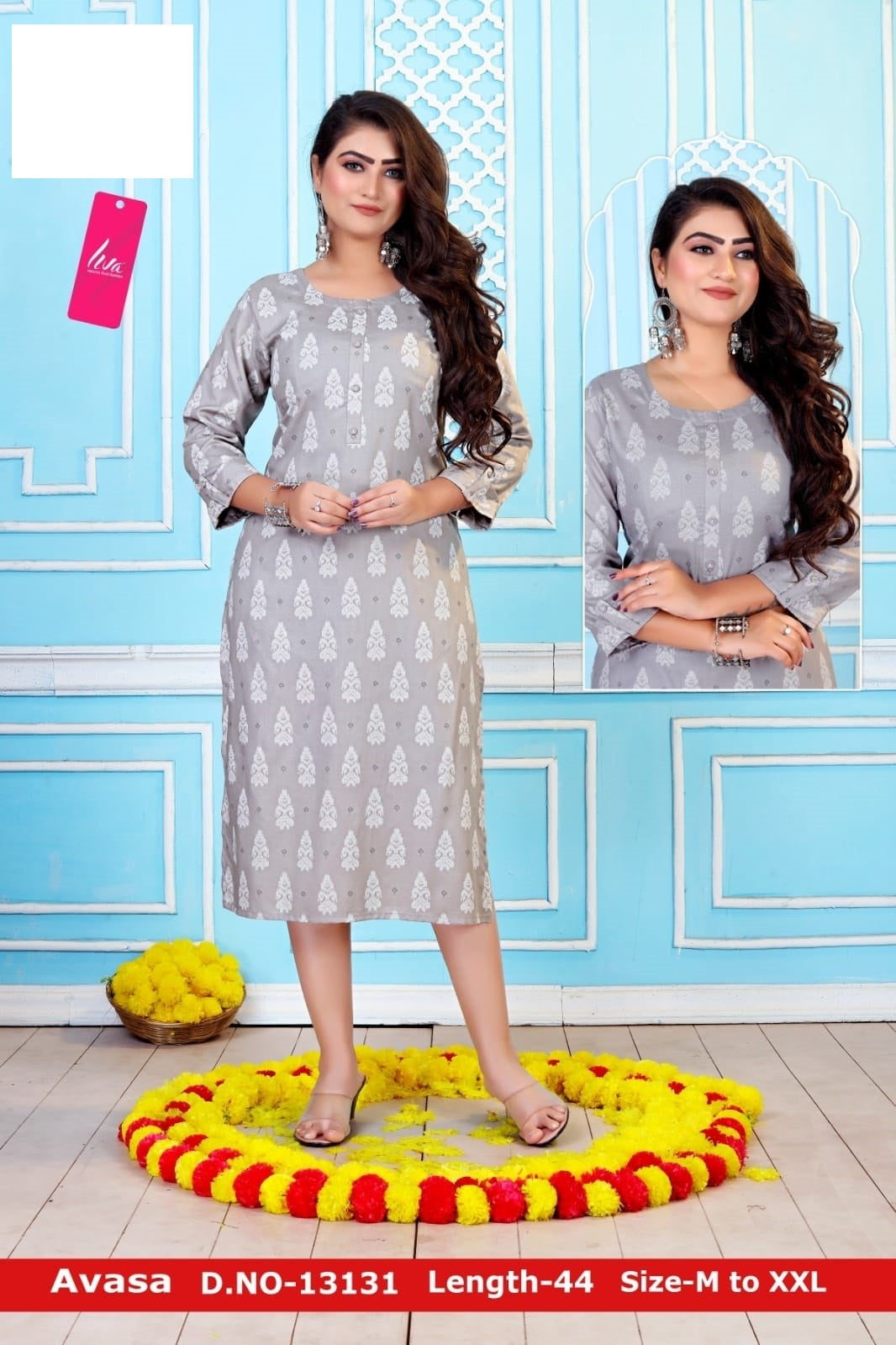 Avasa-A Zoya Rayon Knee Length Kurtis