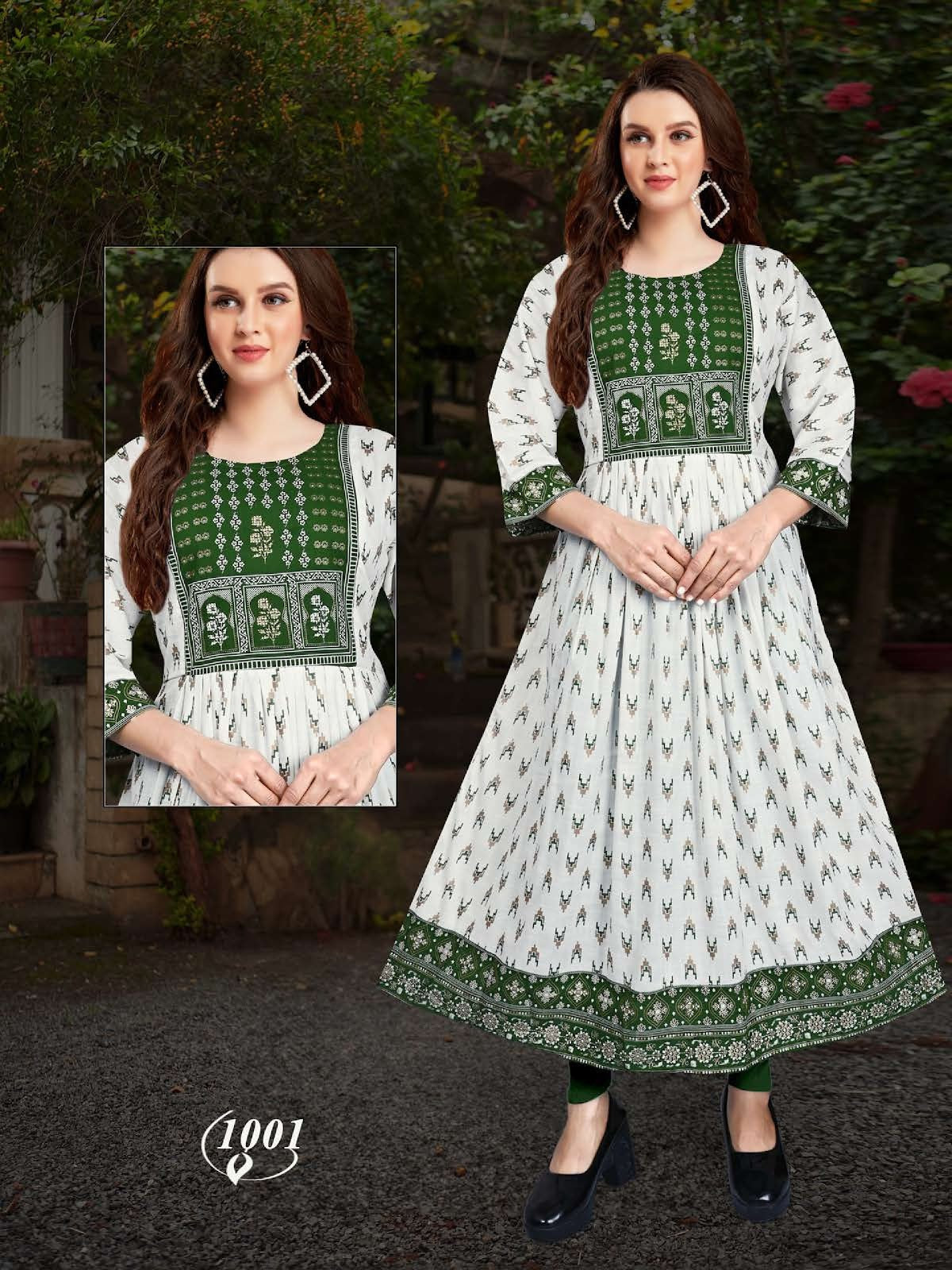 Avatar Vol 5 Kavinay Two Tone Anarkali Kurtis