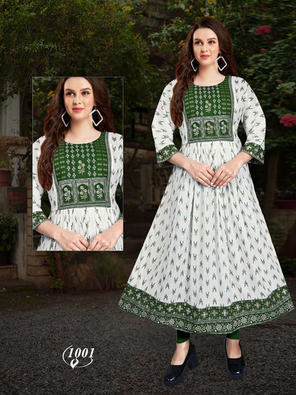 Avatar Vol 5 Kavinay Two Tone Anarkali Kurtis