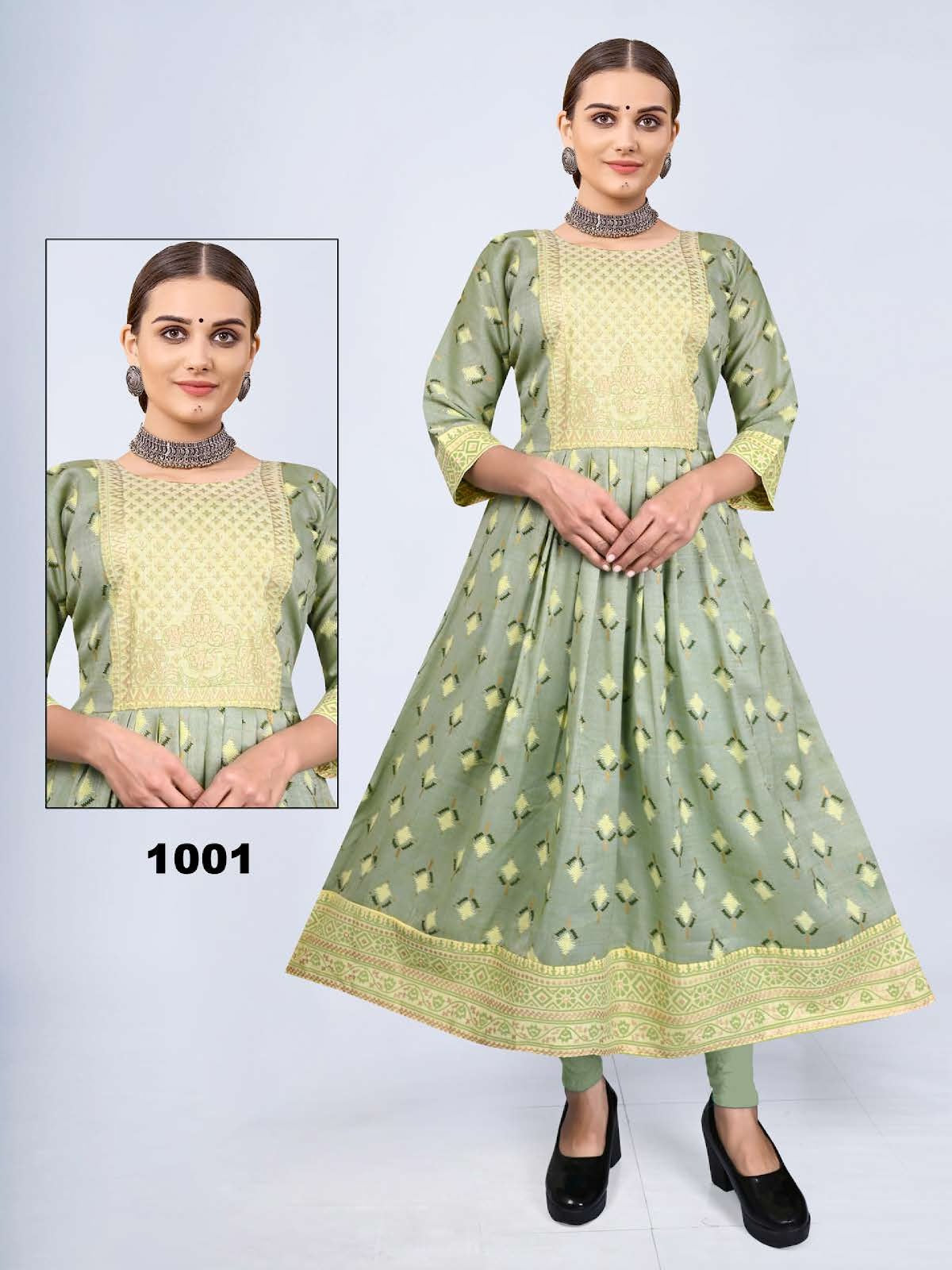 Avatar Vol 6 Kavinay Two Tone Anarkali Kurtis