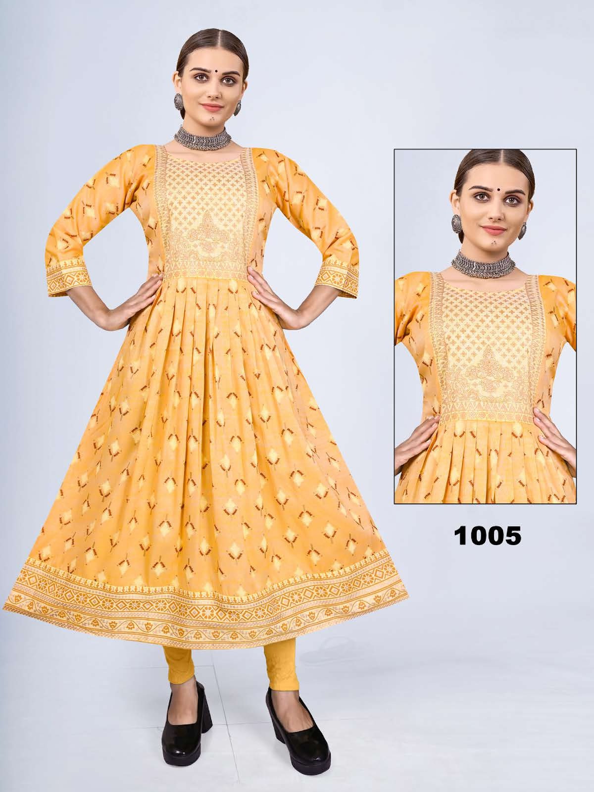 Avatar Vol 6 Kavinay Two Tone Anarkali Kurtis
