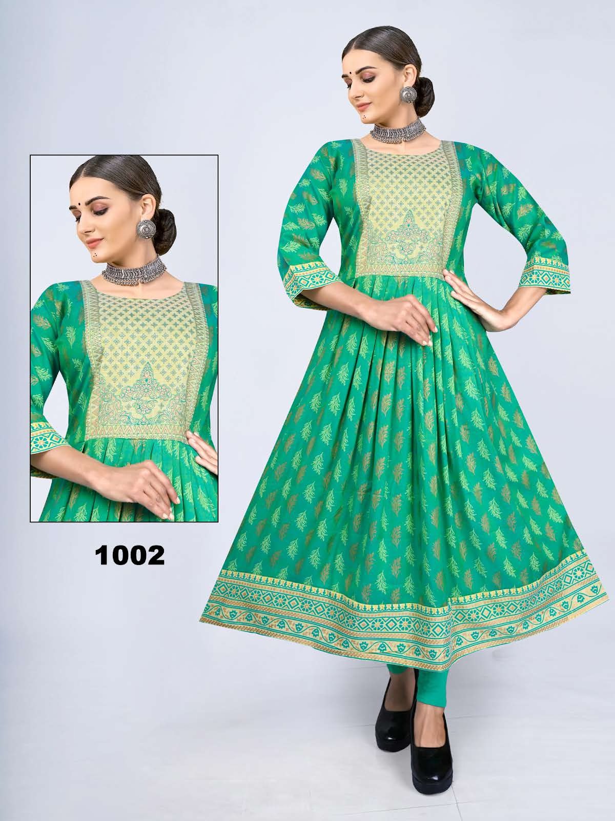 Avatar Vol 6 Kavinay Two Tone Anarkali Kurtis