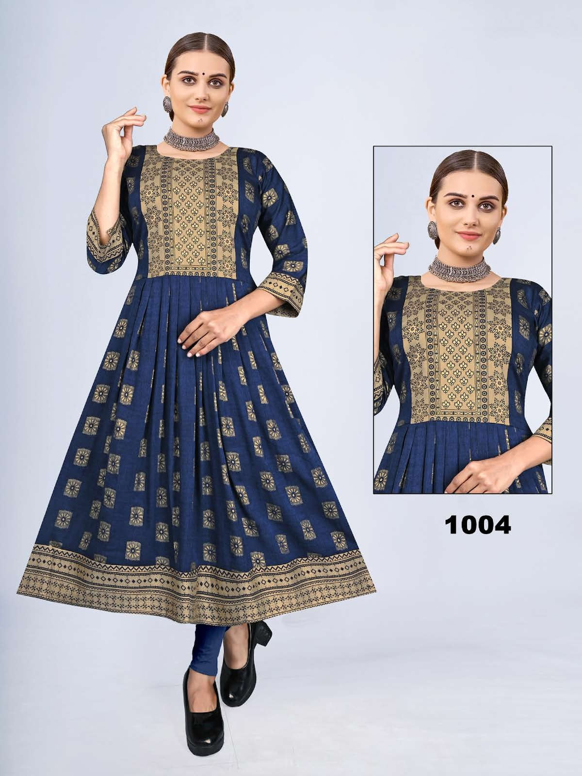 Avatar Vol 6 Kavinay Two Tone Anarkali Kurtis