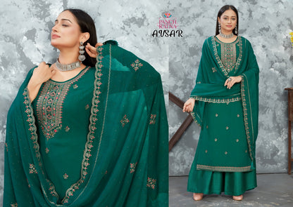 Avsar Panch Ratna Silk Plazzo Style Suits
