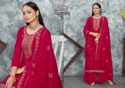Avsar Panch Ratna Silk Plazzo Style Suits
