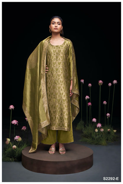 Ayaka 2292 Ganga Woven Silk Plazzo Style Suits