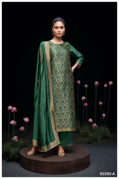 Ayaka 2292 Ganga Woven Silk Plazzo Style Suits